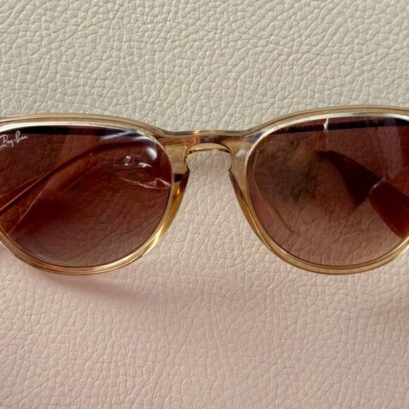 Ray‑Ban RB4171 Erika Sunglasses 54mm Transparent Brown Gradient - New in Box main image 10